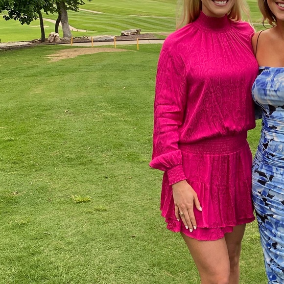 krisa Dresses & Skirts - Hot pink mini dress